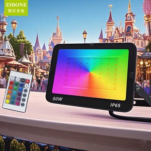 <span class=keywords><strong>RGB</strong></span> <span class=keywords><strong>Colour</strong></span>-Thay Đổi Đèn Pha LED IP66 Chống Thấm Nước Ngoài Trời Đèn Pha Điều Khiển Từ Xa Bộ Nhớ Thời Gian Cho Các Bên Chiếu Sáng Hoàn Hảo - Product Image 1