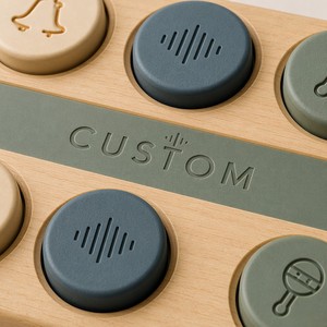 Stazione di Abbinamento Ritmico Personalizzata in Legno, Gioco Sensoriale per lo Sviluppo delle Abilità di Ascolto per l'Educazione Speciale - Product Image 2