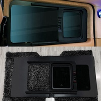 Ensemble de fenêtre coulissante manuelle de porte centrale de voiture avec panneau de commande pour Mercedes Benz Classe V Vito W447 Accessoires automobiles