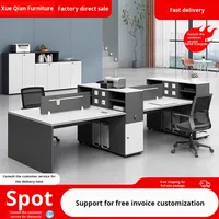 Chaise de bureau commerciale moderne et simple, design détachable, avec boîte de rangement pour câbles, modèle GZW-038, pour employés et postes informatiques