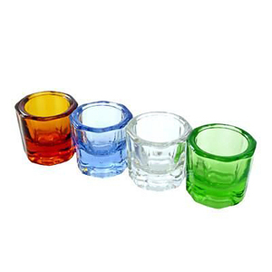 Tazza di miscelazione di vetro colorato usa e getta all'ingrosso <span class=keywords><strong>Dappen</strong></span> piatto - Product Image 1