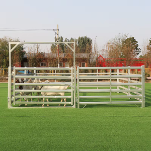 Panneaux de clôture portables de vente chaude 1.8*2.1M pour bovins, moutons et chevaux aux États-Unis avec plusieurs tailles au choix - Product Image 2