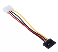 Asli Pabrik Kualitas Tinggi SATA 15P dengan Kait untuk 4Pin Kabel Daya untuk Komputer