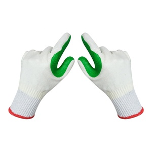 Antideslizante China Venta al por mayor Trabajo DE TRABAJO Guantes de película revestidos verdes y blancos para el trabajo - Product Image 6