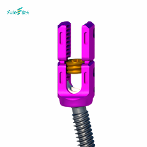 5.5 Titanyum <span class=keywords><strong>Spinal</strong></span> Vida Sistemi Ayarlanabilir Konnektör Ortopedik Omurga İmplantı - Product Image 1