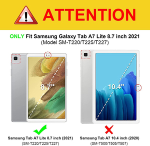 Đối Với Đối Với Đối Với Samsung Cho <span class=keywords><strong>Galaxy</strong></span> <span class=keywords><strong>Tab</strong></span> A7 <span class=keywords><strong>Lite</strong></span> 2021 Tự Động Ngủ Wake PU Leather Trường Hợp 8.7 ''Tablet Bìa Coque Cho SM-T220 SM-T225 - Product Image 3