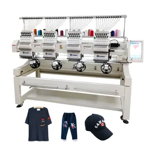 Máquina de bordado industrial, camiseta de fábrica para bordar