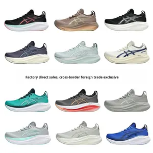 Chaussures de course <span class=keywords><strong>Asic</strong></span> Gel Nimbus 27, tissu en maille amortissant, imperméables, respirantes, légères, séchage rapide, toutes saisons, course sportive - Product Image 2