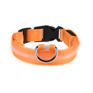 <b>Usb</b> Charging Glowing Dog Collar With Pendant Detachable Luxury <b>Light</b> Bright for Small Dogs <b>Night</b> Safety Collar Wholesale - Product Image 3