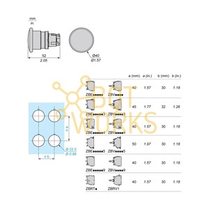 Schneider Electric ZB4BC27 - Nuovo - Product Image 1