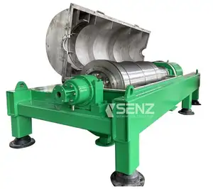 High quality decanter centrifuge for sludge dewatering with continous working