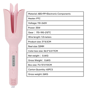 Private Label Hair Curler Rollers Machine Heated <strong>Automatic</strong> Electric <strong>Curling</strong> Iron Small Hair Curlers Rotating - Product Image 5