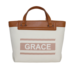vietnam High Quality Custom Logo Luxury Women's Shoulder <b>Bags</b> Eco-Friendly Reusable Canvas Shopping Tote <b>Bag</b> with Strap - Product Image 1
