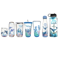 Tasse de voyage imprimé chameau souvenir avec logo personnalisé, flacons à vide en acier inoxydable, bouteille d'eau de Dubaï