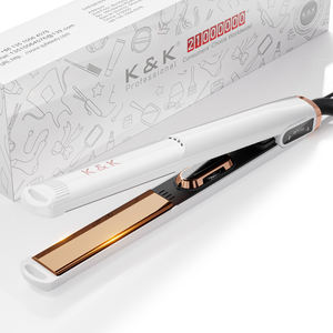 Plancha de Pelo Profesional de Titanio con Turmalina y Cerámica, Diseño Personalizable para Hoteles, Autocaravanas y Uso Doméstico - Product Image 1