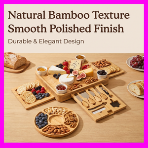 Plateau de service pour l'accueil et les réceptions, ensemble de planches à <span class=keywords><strong>charcuterie</strong></span>, ensemble de planches à <span class=keywords><strong>fromage</strong></span> en bambou, plateau à <span class=keywords><strong>charcuterie</strong></span> - Product Image 4