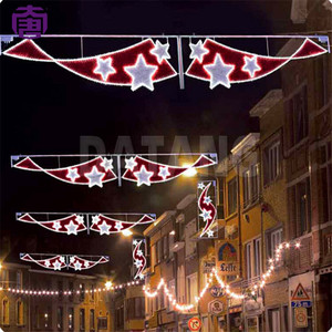 Luces LED de Navidad con diseño de cruz para decoración de parques y plazas - Product Image 6