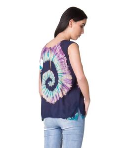 Túnica/Top de verano de diseñador para mujer Rayon Tie Dye - Product Image 2