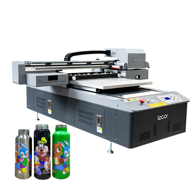 UV Printer 90*60cm A1 Size XP600 I3200 Head UV Flatbed White Ink Varnish Printer UV Led Flatbed Printing Machine