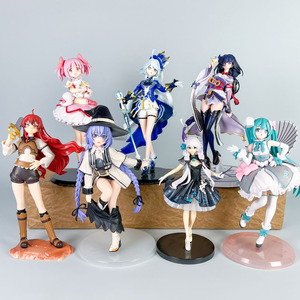 10-20CM Genshin Impact Miku Marin Lune <span class=keywords><strong>Rem</strong></span> <span class=keywords><strong>Ram</strong></span> Sexy Fille Kawaii Statue Dessin Animé Japonais Figurine Anime PVC Figure - Product Image 1