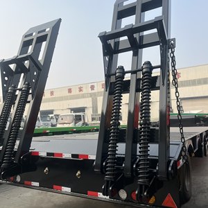 Remolque de Plataforma de 3 Ejes, Semirremolque de Plataforma de 3 Ejes, Buen Precio en Venta en Libia, Remolque de Plataforma para Tractor - Product Image 2