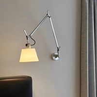 Lampe sur pied à bras articulé en aluminium, style vintage industriel moderne et simple, protection oculaire, pour salon, chambre, chevet, canapé