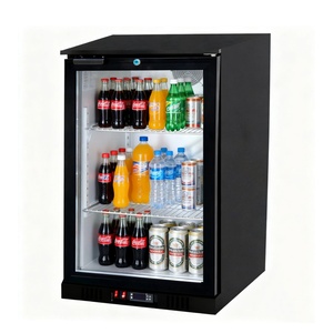 Refroidisseur de bar extérieur commercial et domestique en acier inoxydable noir, intégré, à gaz, R600a, refroidissement rapide, contrôle numérique, 150 - Product Image 3