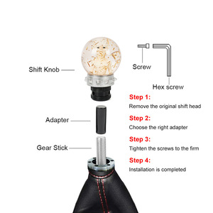 RASTP Car Gear <b>Knob</b> SFN155 Resin <b>Shift</b> <b>Knob</b> Ergonomic Design For Manual Transmission Vehicles - Product Image 1