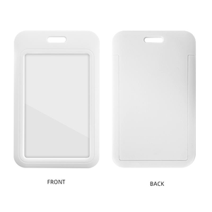 Étuis rigides en plastique avec fenêtre transparente, porte-cartes d'identité pour employés, étudiants, cartes <span class=keywords><strong>de</strong></span> crédit, cartes d'exposition, porte-badges d'étudiant - Product Image 3