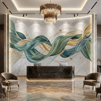 Art mural en mosaïque découpé à la main, personnalisable avec divers motifs, adapté à la décoration murale moderne