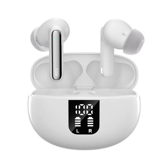 Wireless In-Ear Earphones with Active Noise Cancellation Digital Display JL Chipset Panoramic Surround Sound