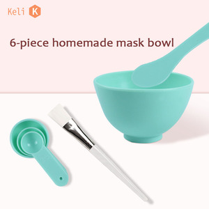 Ensemble de bols pour masque en plastique de gros Outils de beauté <span class=keywords><strong>Bol</strong></span> pour mélanger le <span class=keywords><strong>visage</strong></span> Produits chauds <span class=keywords><strong>Bol</strong></span> pour mélanger le masque avec brosse - Product Image 4