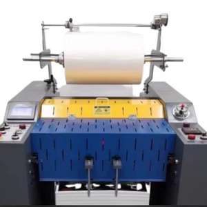 Machine à plastifier Nantong modèle 420, barre en acier de 200 mm, vitesse de 1 à 12 m/min, alimentation automatique du papier, équipement d'emballage - Product Image 2