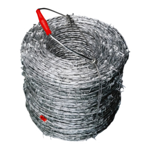 <span class=keywords><strong>Alambre</strong></span> <span class=keywords><strong>de</strong></span> púas <span class=keywords><strong>de</strong></span> acero inoxidable galvanizado <span class=keywords><strong>de</strong></span> alta resistencia que incluye 3 hilos calibre 12,5 calibre 16 para valla con rollos <span class=keywords><strong>de</strong></span> 500 <span class=keywords><strong>metros</strong></span> - Product Image 5