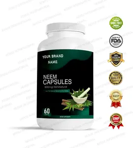 Private Label Dietary Supplement Neem Capsules from India Supplier