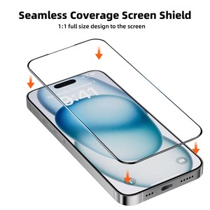 ฟิล์มกระจกนิรภัยแบบเต็มจอ 2.5D ป้องกันการแตก สำหรับ <span class=keywords><strong>iPhone</strong></span> 11 12 13 14 15 16 17 18 Pro Max Ultra Fold - Product Image 6