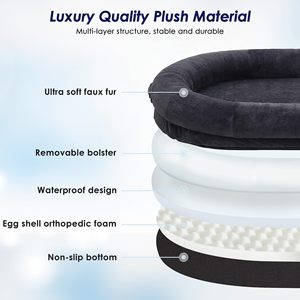 Venta al por mayor cama de <span class=keywords><strong>perro</strong></span> humano, sala de estar lotes grandes, dormitorio tatami super <span class=keywords><strong>grande</strong></span> gigante PUF 10 pies sofá cama sillas - Product Image 4