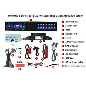 Foforfor Écran double <span class=keywords><strong>21</strong></span>'' pour BMW Série 3 2013-2019 Android 14 Autoradio multimédia GPS DSP <span class=keywords><strong>DVD</strong></span> Lecteur CarPlay sans fil - Product Image 5
