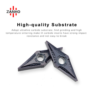 Zanho nhà máy trực tiếp bán CNC chuyển công cụ Carbide chèn cho vật liệu cứng PVD TNMG160408-ZMS vnmg1604 wnmg0804 cnmg1204 - Product Image 2