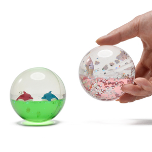 क्रिस्टल गतिशील फ्लोटिंग बर्फ रेत फ्लोटेज टॉय तरल ग्लिटर फ्लोटर पानी जेल बाउंसी बॉल बाउंसी बॉल - Product Image 4