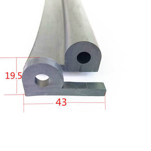 אישית גומי מוצר, גומי מוסך דלת חותם, H צורה Epdm גומי חותם הרצועה - Product Image 6