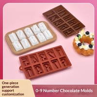 Moule en silicone pour chocolat, gelée, gâteau, savon, dessert, mousse - Forme irrégulière, résistant au four, pour la pâtisserie et la création de desserts faits maison