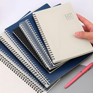 2025 Custom A5 B5 Cubierta de PVC personalizada Cuaderno en espiral Página forrada Diario de tapa dura Sublimación Encuadernación de hojas sueltas A6 Diario - Product Image 1
