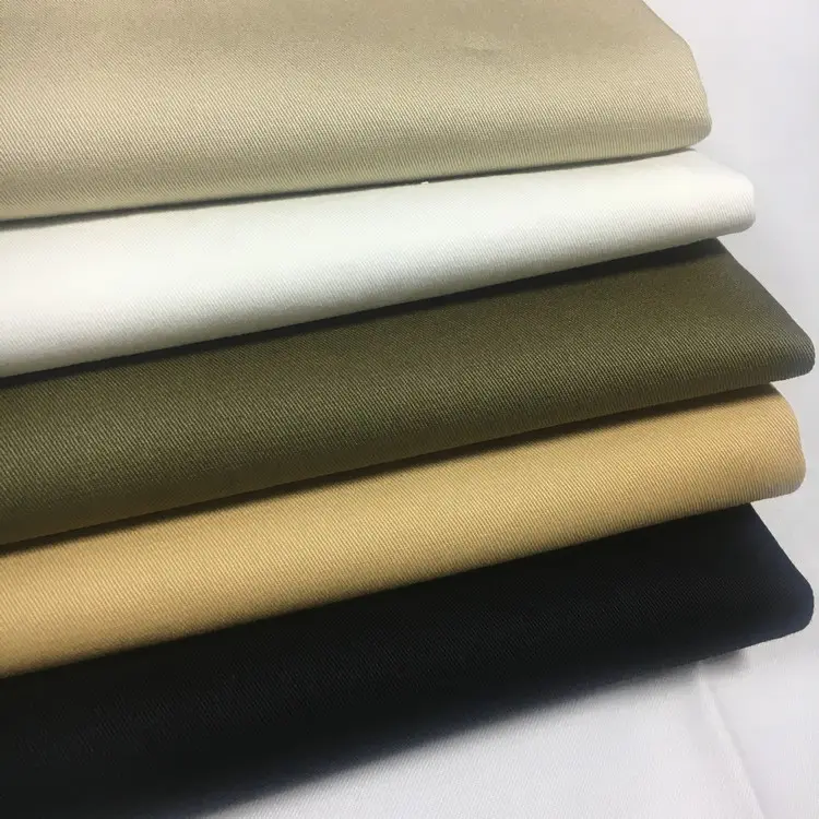 Colour diversity customized woven soft touch 97% cotton 3% spandex fabric for clothing