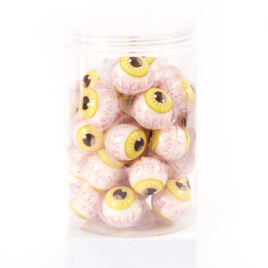Venta directa de fábrica Halal 3D Popping Candy Fruit Sandwich Evil Pumpkin Halloween Candy Funny Hot Style Bottle Fruity - Product Image 5