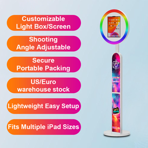 Cabina <span class=keywords><strong>de</strong></span> Fotos Portátil Instantánea para iPad 2025, Carcasa Manual para Bodas y Fiestas, Stock en Almacén Europeo y Estadounidense - Product Image 4