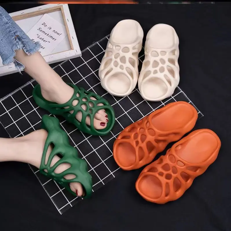Casual indoor outdoor men's and women's comfortable multi-color rubber slippers EVA sandals