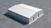 Sistema de Construcción de Estructuras de Acero Modulares Modernas, Pre-fabricadas, de Gran Envergadura y Bajo Costo para Fábricas Industriales