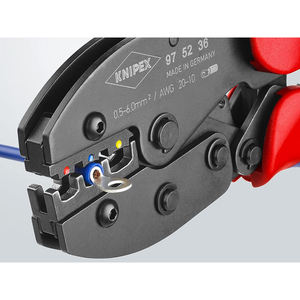 Knipex PreciForce crimping <b>pliers</b> for cable lugs, 0.5-6 mm² - Product Image 4