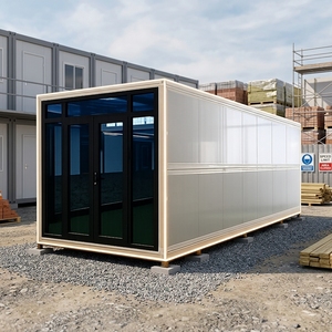 Container Ufficio Pieghevole ed Espandibile da 10Ft 20Ft per Edifici e Scuole con Cucina, Soggiorno e Parete Divisoria - Product Image 1